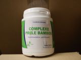 a bottle of complex prele bamboo powder sitting on top of a box