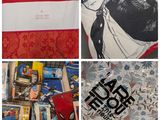 de nombreuses photos présentant une grande variété de t-shirts exposés