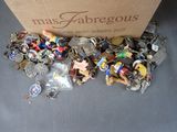 a box full of assorted items sitting on the floor