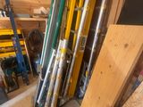 a lot of tools that are sitting on the floor