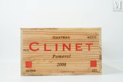 CH. CLINET CH. CLINET, Pomerol, 2008 - 12 bouteilles (caisse…