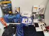 a lot of electronics that are sitting on a table