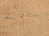 an old book with writing on it with a picture of a bird