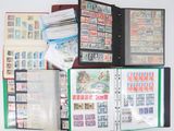 many different types of stamps in a binder