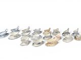 a lot of shells that are sitting on a table
