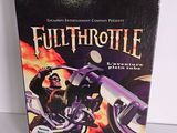 the box for the game full throttle is sitting on the table