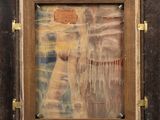 an image of a painting of a nude woman in a wooden frame