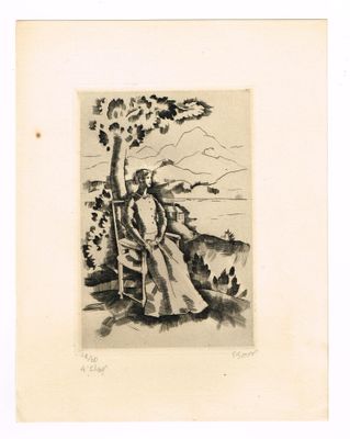 Gaston GOOR (Lunéville 1902-1977, peintre et illustrateur) /…