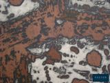 an image of a close up of a brown and black animal print fabric