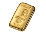 une image représentant un lingot d'or sur fond blanc