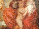 an image of a painting of a woman holding a baby