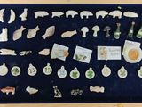 a picture of a picture of a collection of items in a shadow box
