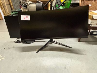 an image of a flat screen tv sitting on a stand