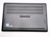 the back of a laptop with the bottom panel removed
