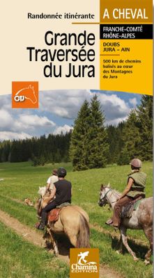 the cover of the book shows two people riding horses in a field