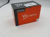une boîte rouge posée sur une surface blanche