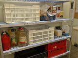a refrigerator with many items on it in the kitchen