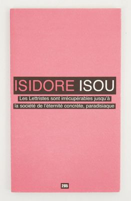 a pink notebook with a black and white title on it