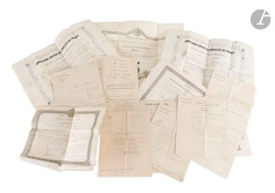 a pile of papers that are on top of each other