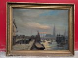 a picture of a painting on the wall of a building