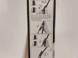 the back of a black and white box with instructions to use a hair dryer