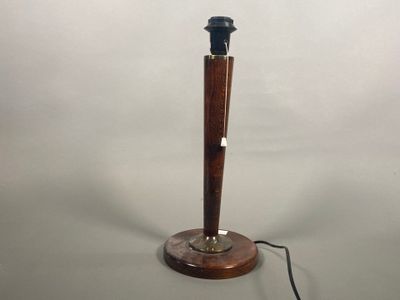 an image of a lamp that is on a table