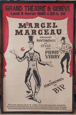 une affiche annonçant un spectacle au Grand Théâtre