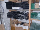 a room with a lot of boxes and boxes on the shelves