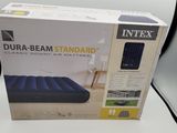 the box of the inflex dura - beam standard air mattress is open