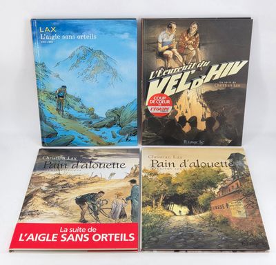 quatre romans français, dont « Les Aventures de la petite fille » et « L'Homme qui vivait dans les montagnes »