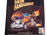 a box of grim fandango on a white background