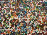 an image of a large painting with many different colors on it