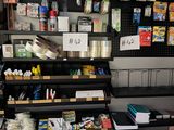 many items on the shelves in the store for sale