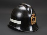 a close up of a helmet with a crest on it