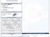 a close up of a document with a picture of a person on it