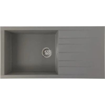 an image of a kitchen sink with a drain in the middle