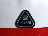 a picture of a close up of a sign on a motorcycle