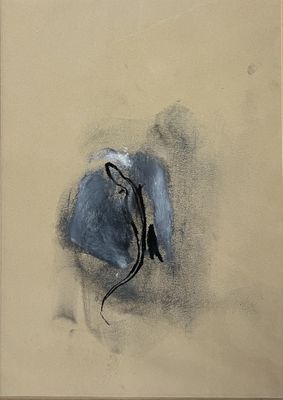 une image d'une peinture représentant une femme avec un chapeau sur la tête