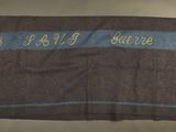 a picture of a towel with a date on it