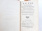 a book with a title on it sitting on top of a table