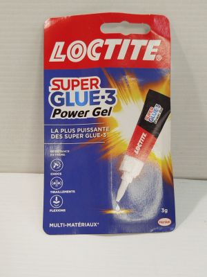 LOCTITE - Super Glue-3 Power Gel - 3g - Résistance extrême c…