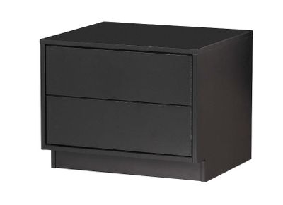 Petit meuble 2 tiroirs RAMBLE MAISON ET STYLES , en pin noir…