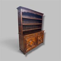 Grand vaisselier/buffet de type lorrain deux corps en chène … (photo 2)