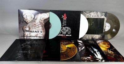 Folk Rock/Goth Rock. Lot de 8 disques vinyles 33T dont : Arc… - Photo 1