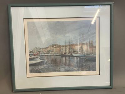 Jacques de MOL Le port de Saint Tropez