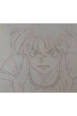 drawing of a girl with glasses and a necklace with a necklace around her neck