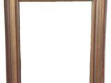 a close up of a picture frame on a white background