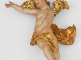 une image représentant une statue d'ange sur fond blanc