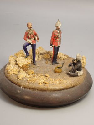 Figurines d'artistes - Scènette 54 mm, Inde - Anglais avec c…