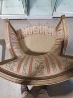 Bergère de style Consulat à dossier cintré en bois laqué bei… (photo 4)